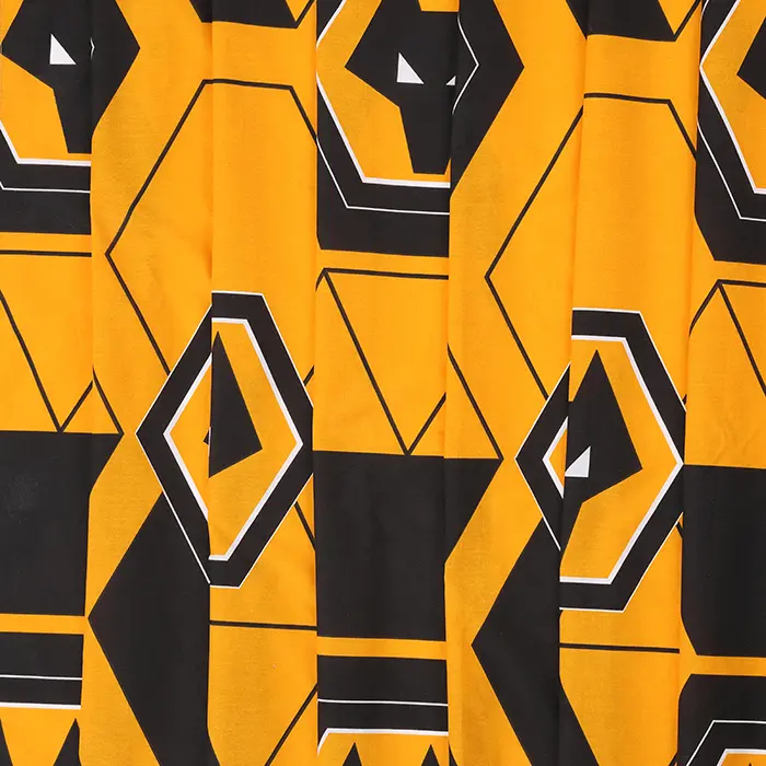 Wolverhampton Wanderers Shirt Store | 54″ Drop Crest Rotary Curtains Collection Wolverhampton Wanderers Official Gear